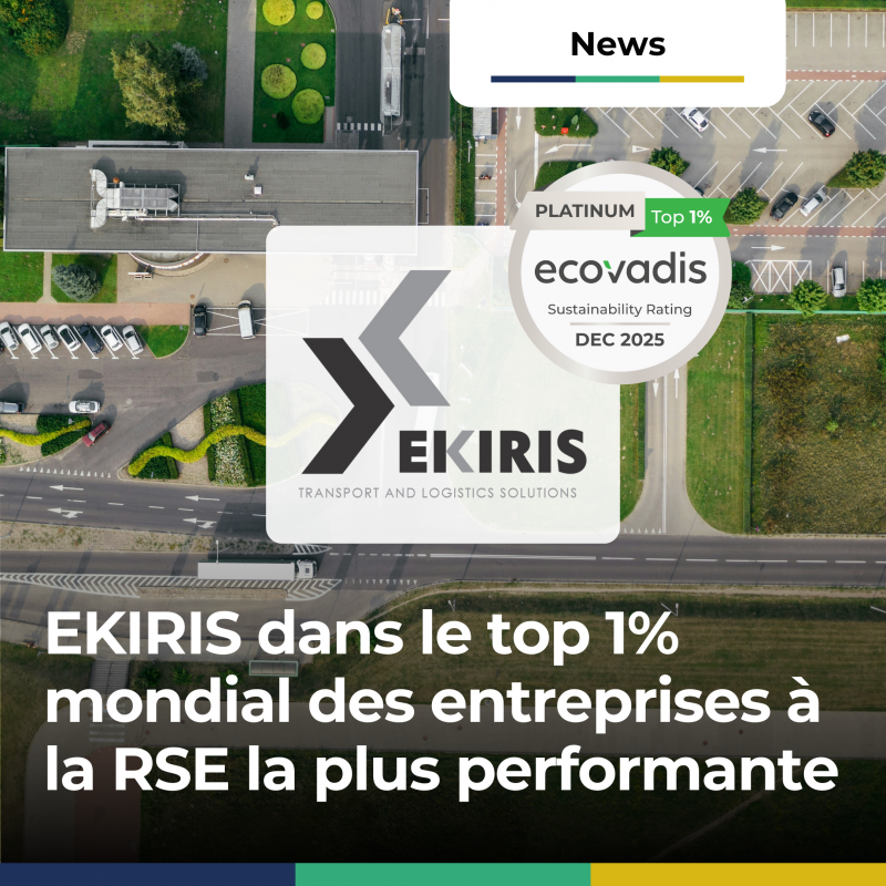 EKIRIS dans le top 1% mondial des entreprises à la RSE la plus performante