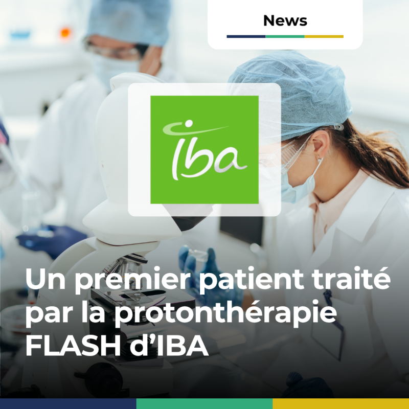 Un premier patient traité par la protonthérapie FLASH d’IBA